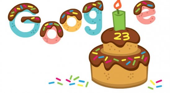 Google, 23. Yaş Gününü Çikolatalı Pastayla Kutladı