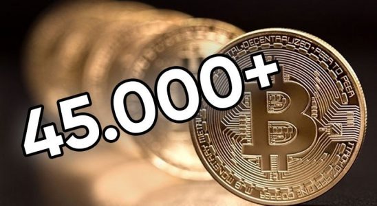 Bitcoin, Mayıs Ayından Bu Yana İlk Kez 45 Bin Doların Üstüne Çıktı